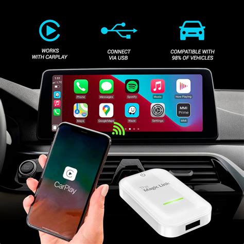 Experience the Future of Car Connectivity with Magic Link's Wireless CarPlay
